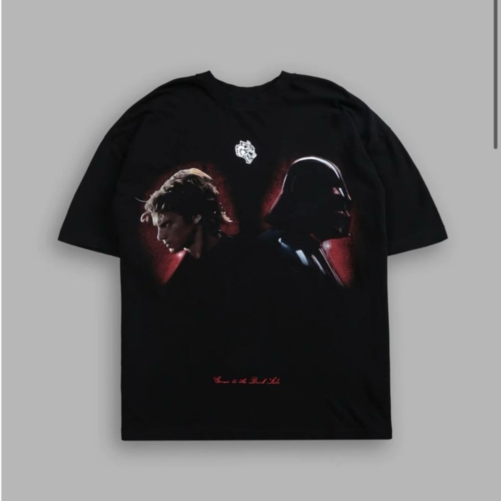 TURN DARK "PREMIUM" OVERSIZED TEE IN BLACK Darth Vader anakin skywalker